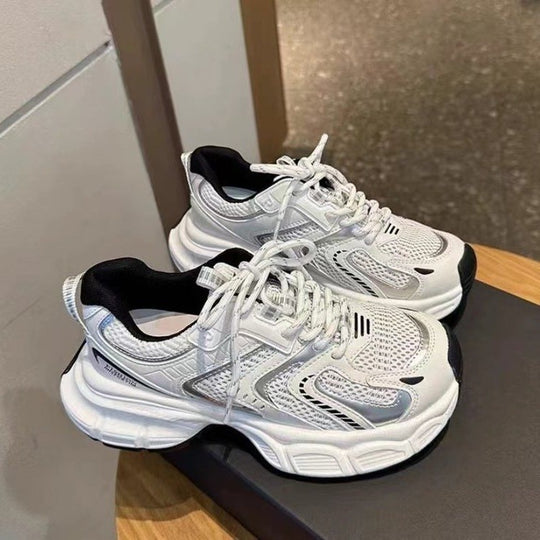 Damen Atmungsaktive Sportive Sneakers mit stoßdämpfender Sohle und ergonomischem Design EB