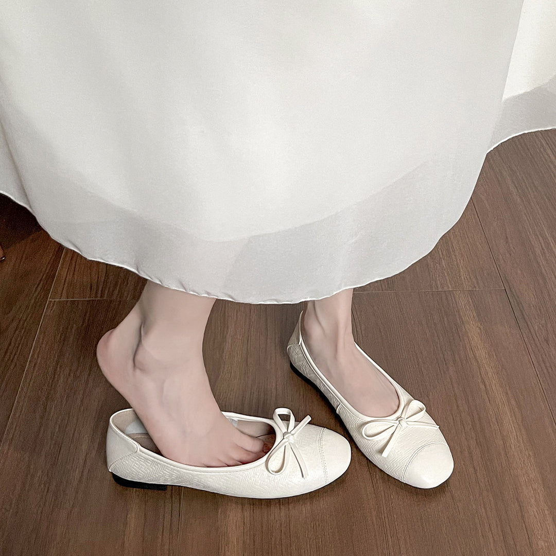 Damen Ballerinas mit verspieltem Schleifendetail und komfortabler Innensohle EB