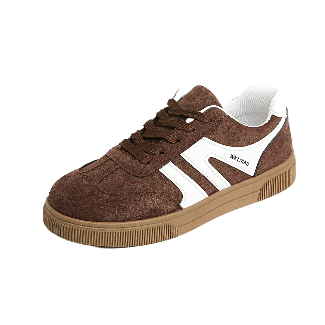 Damen Suede Sneakers im sportlich-modernen Design mit rutschfester Sohle EB