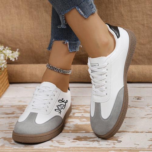 Damen Sportliche Sneakers mit modernem Obermaterial und rutschfester Sohle EB