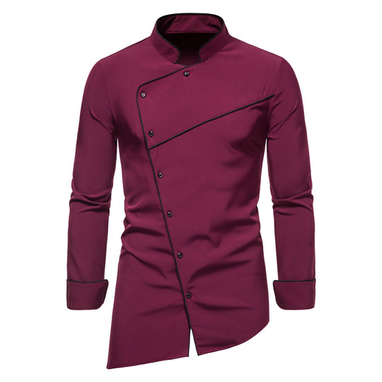 Herren Küchenjacke mit modernem Schnitt und elegantem Kragen EB