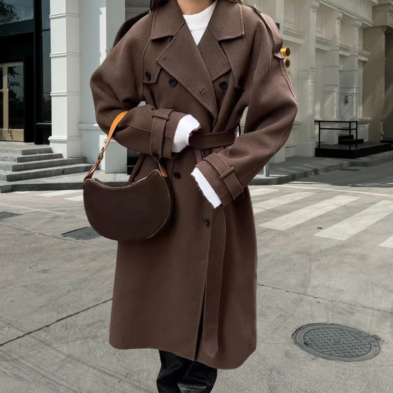 Damen eleganter Trenchcoat EB