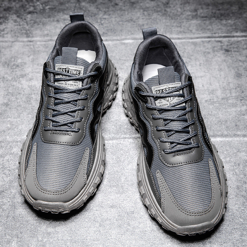 Herren Sportliche Trail-Laufschuhe mit stoßdämpfender Sohle und rutschfester Gummiunterlage EB
