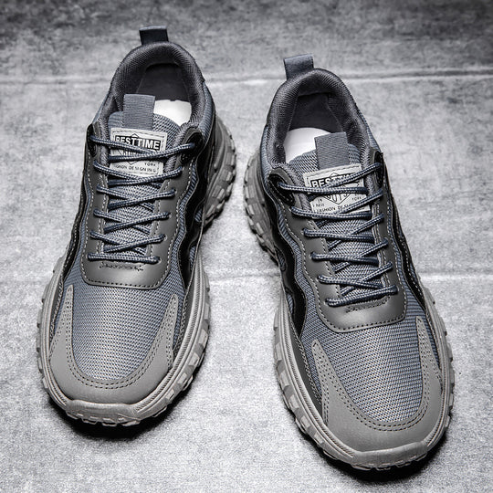 Herren Sportliche Trail-Laufschuhe mit stoßdämpfender Sohle und rutschfester Gummiunterlage EB