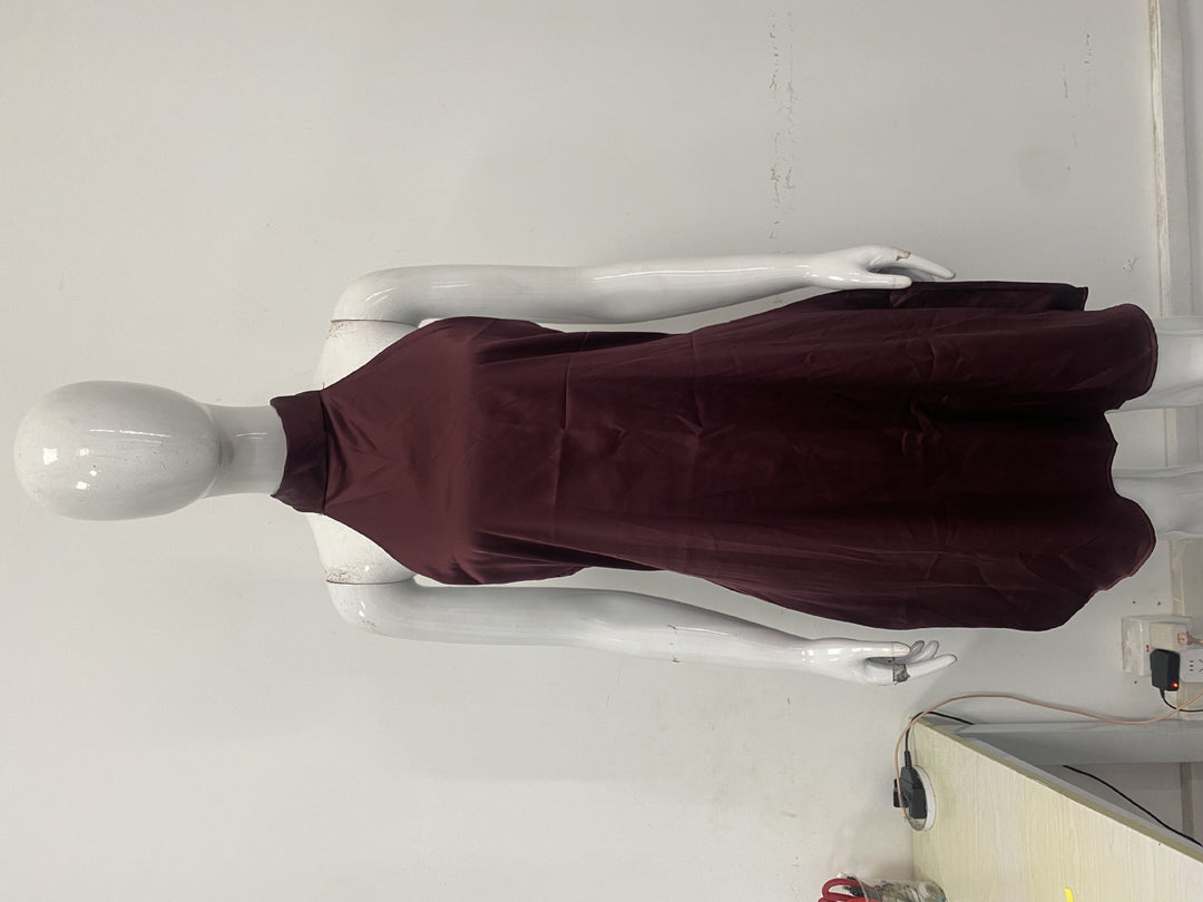 Damen Freizeitkleid mit hochwertigem Halterdesign und schwingendem Rock EB