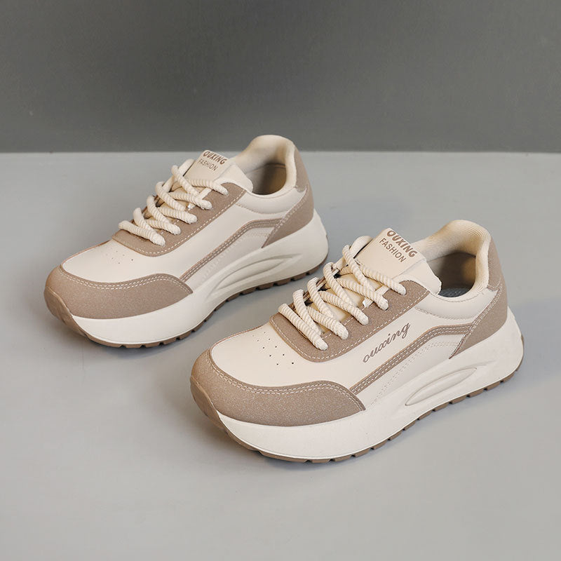 Damen Sportliche Chunky Sneakers mit atmungsaktivem Obermaterial und bequemer Dämpfung EB
