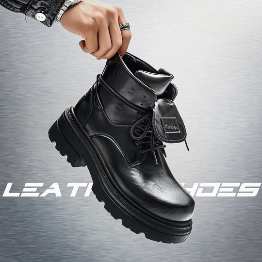 Damen Robuste und stylische Schnürstiefel mit modischem Design EB
