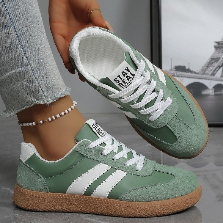Damen Sportliche Sneakers mit strapazierfähigem Obermaterial und rutschfester Sohle EB