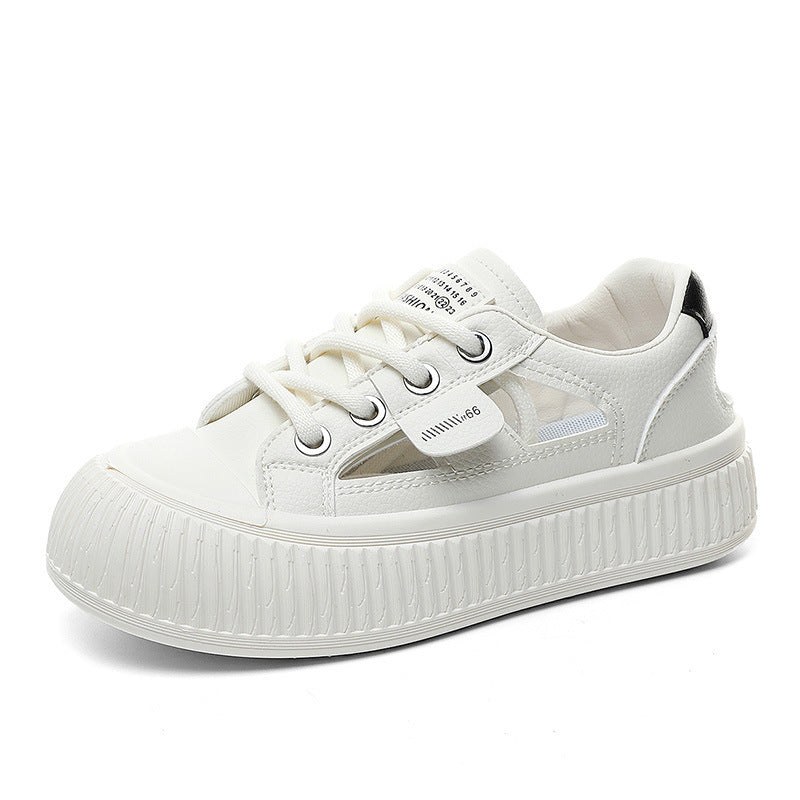 Damen modische Chunky Sneakers mit atmungsaktiver Mesh-Oberfläche und rutschfester Sohle EB