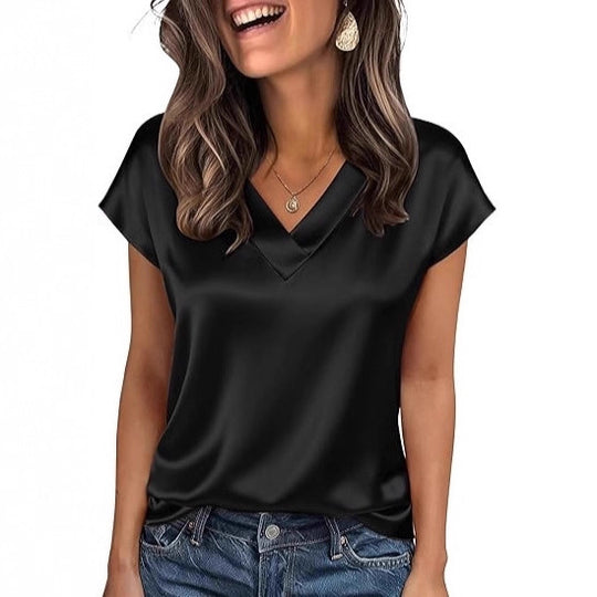 Damen Satinbluse EB