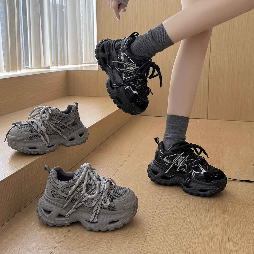 Damen Sneaker mit stoßdämpfender Sohle und atmungsaktivem Obermaterial EB