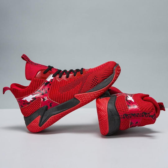 Damen Sportliche High-Performance Basketball-Sneaker mit atmungsaktiver Mesh-Oberfläche und dämpfender Sohle EB