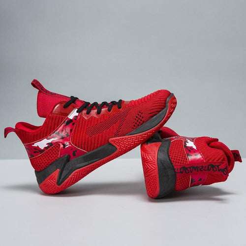 Damen Sportliche High-Performance Basketball-Sneaker mit atmungsaktiver Mesh-Oberfläche und dämpfender Sohle EB