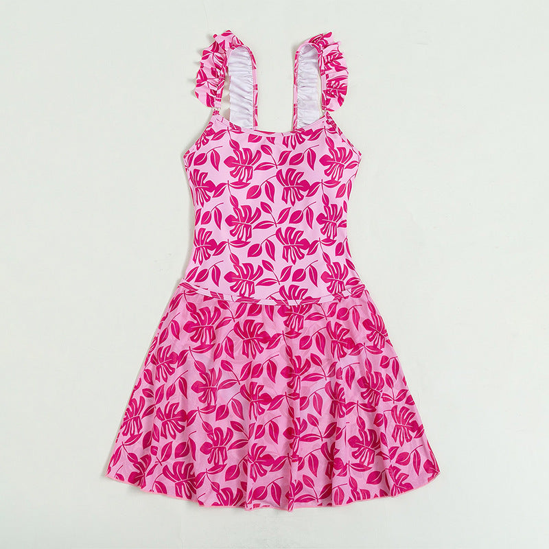 Damen Badekleid mit floralem Muster EB