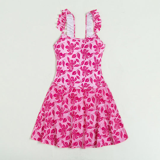 Damen Badekleid mit floralem Muster EB