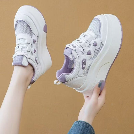 Damen Plateausneakers mit trendigem Design und komfortabler Dämpfung EB
