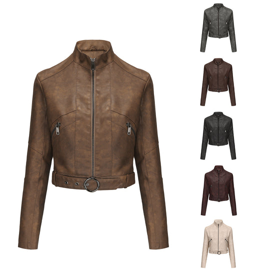 Damen moderne croppedjacke mit stylischem Detail EB