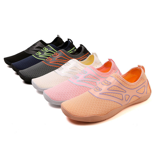 Damen Atmungsaktive Fitness-Schuhe mit rutschfester Sohle EB