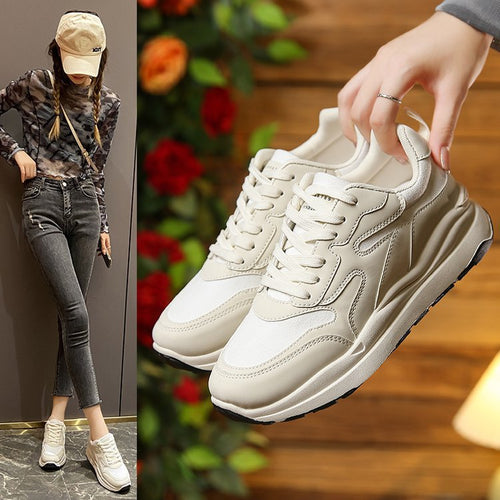 Damen Sportliche Sneaker mit atmungsaktiver Konstruktion und dämpfender Sohle EB