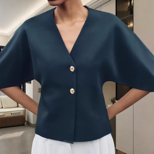 Damen Bluse mit innovativem Schnitt und eleganten Details EB
