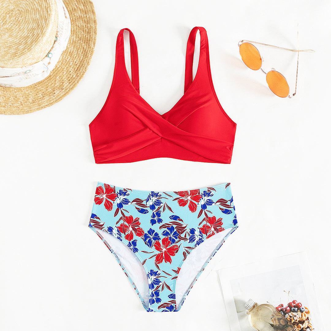 Damen Hochschnitt Bikini-Set EB