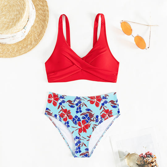 Damen Hochschnitt Bikini-Set EB