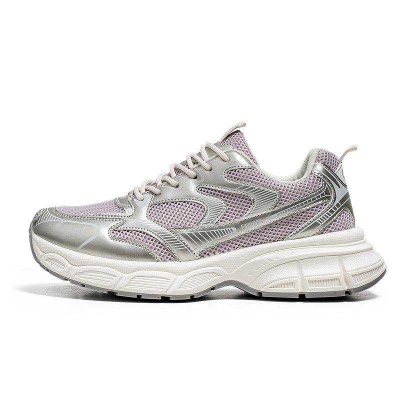 Damen Sportliche Trend-Sneaker mit atmungsaktivem Mesh-Obermaterial und dämpfendem Sohlenprofil EB