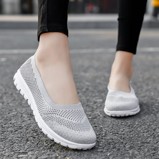 Damen Leichte und atmungsaktive Slip-On Sneakers EB