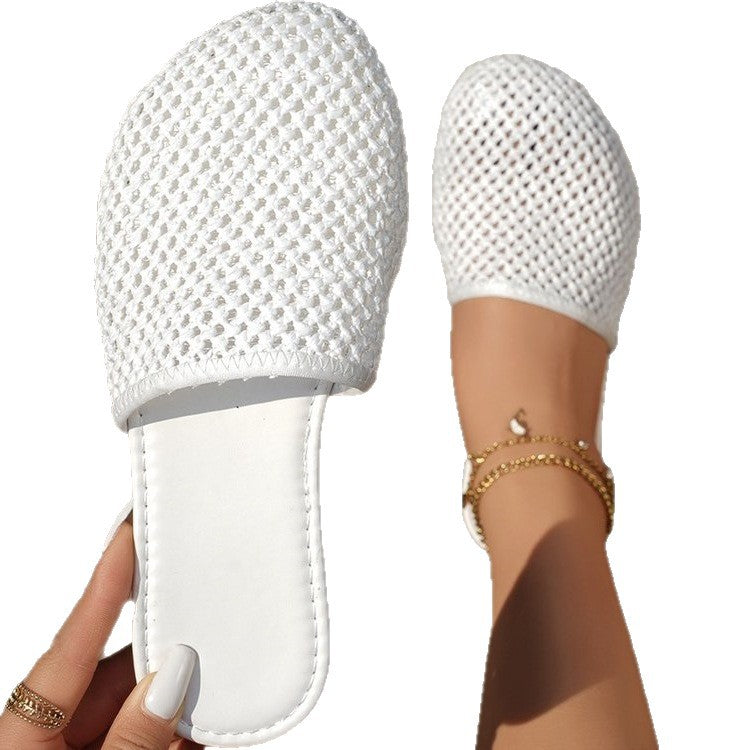 Damen elegante Clogs aus atmungsaktivem Material EB
