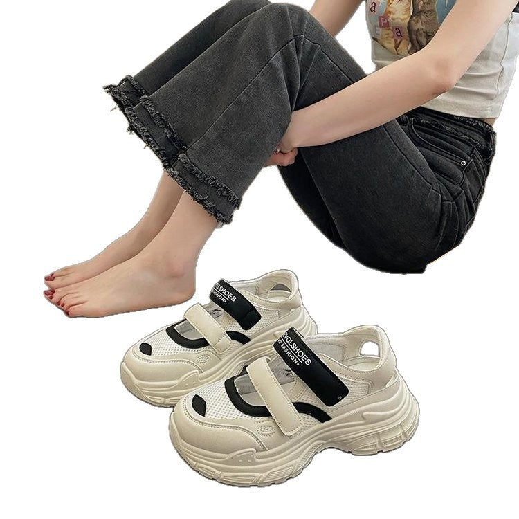 Damen Sportliche Sneaker mit verstellbaren Klettverschlüssen EB