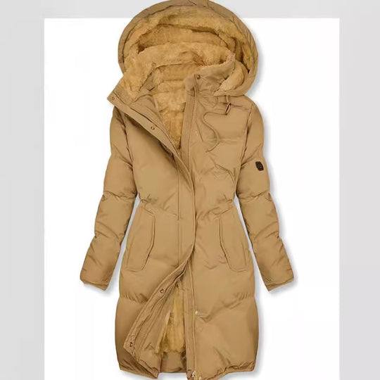 Damen Wärmeisolierte Parkajacke mit kuscheligem Innenfutter EB