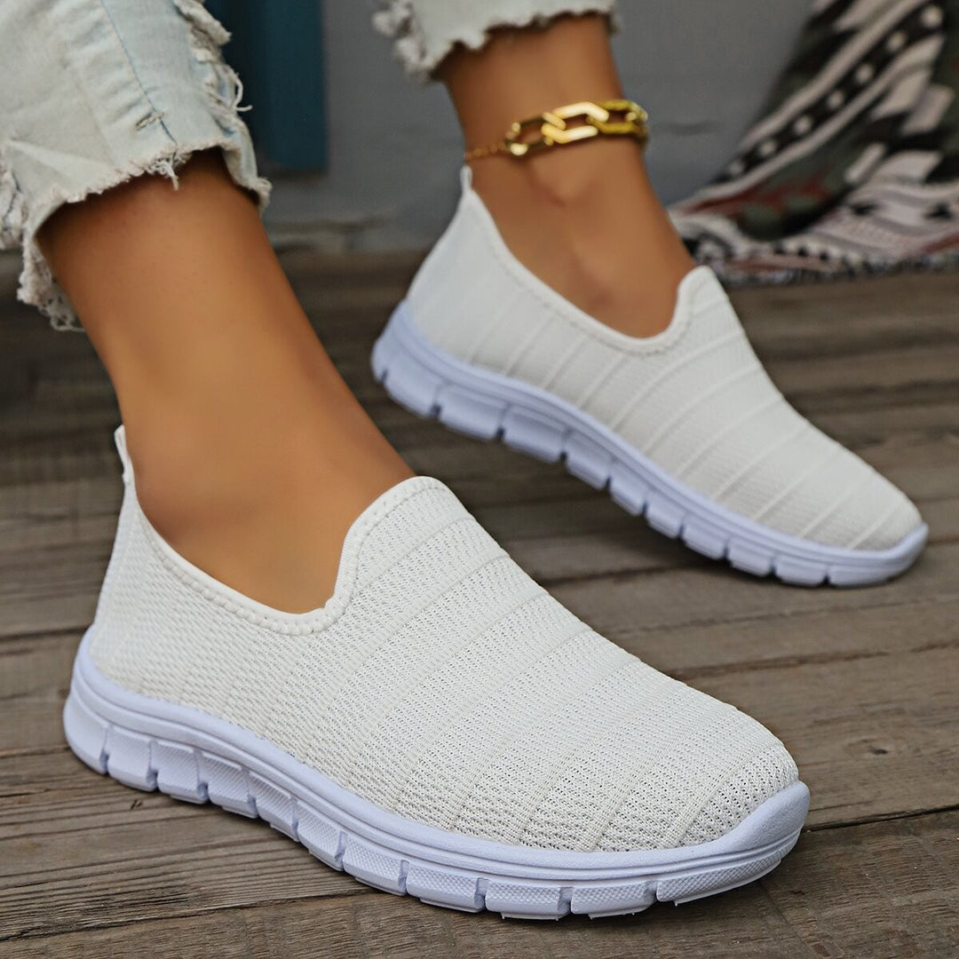 Damen bequeme Sneaker mit atmungsaktivem Design EB