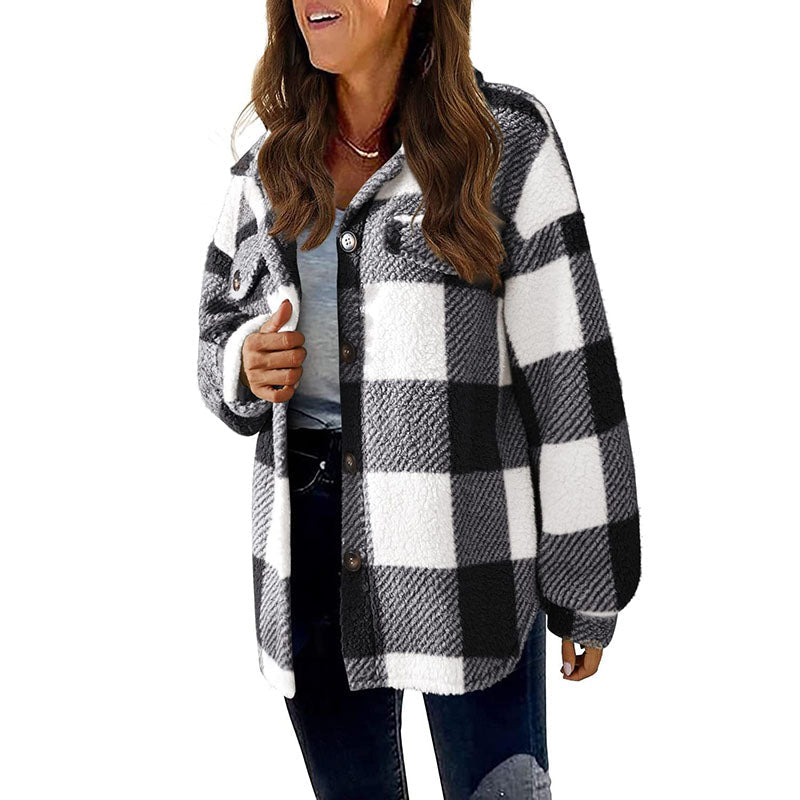EB | Warmer Karierter Mantel