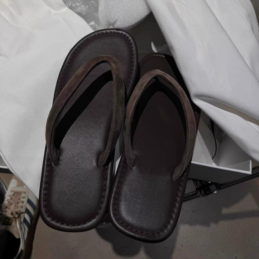 Damen Fußbett Flip-Flops mit rutschfester Sohle und anatomischer Passform EB