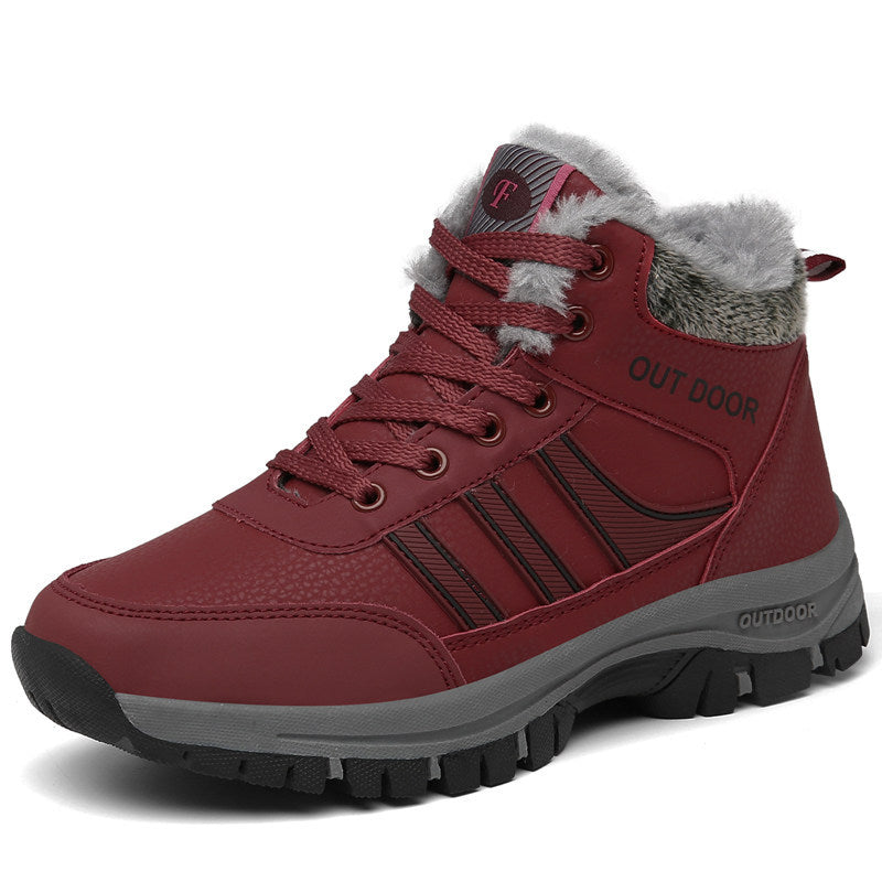 Damen Winterliche Wanderschuhe mit isolierendem Futter und rutschfester Sohle EB