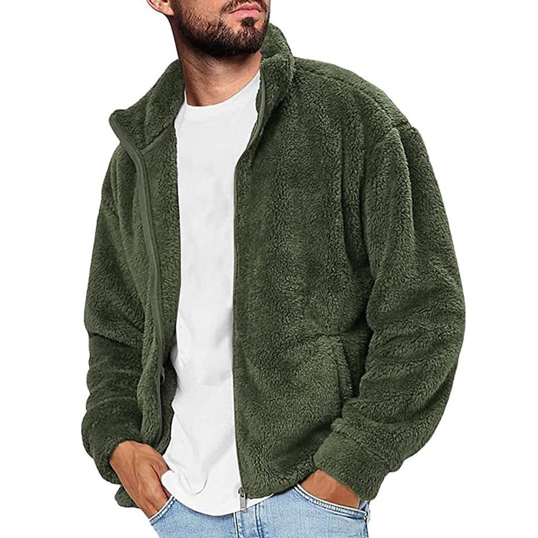 Herren Fleecejacke mit weichem Innenfutter und praktischen Taschen EB