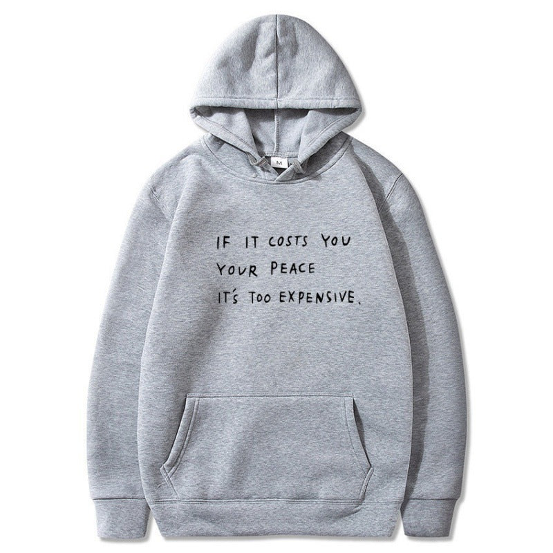 Damen Kapuzensweater mit inspirierendem Spruch und bequemer Passform EB