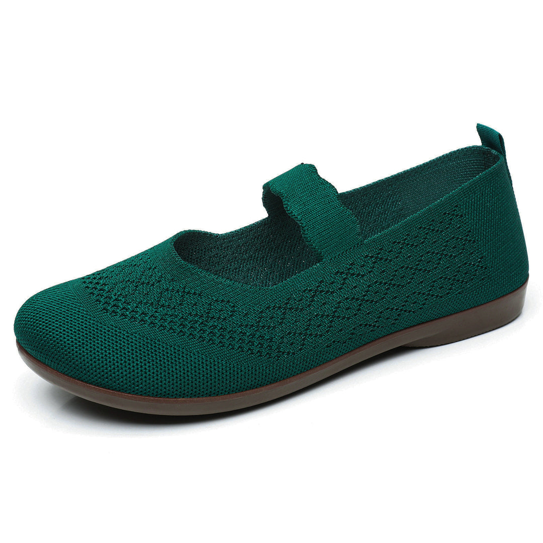 Damen Komfortable Slip-On Ballerinas EB