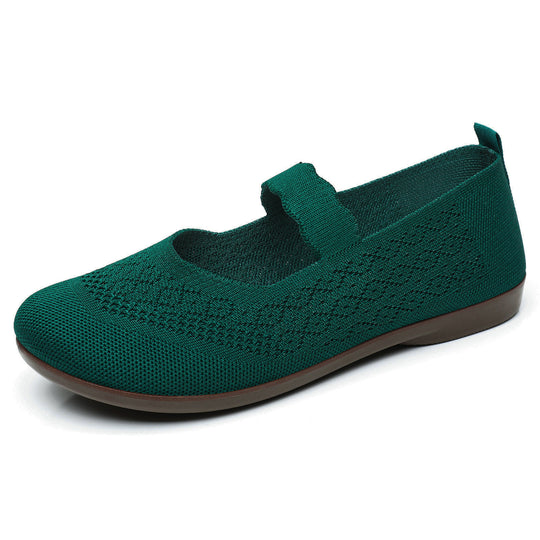 Damen Komfortable Slip-On Ballerinas EB