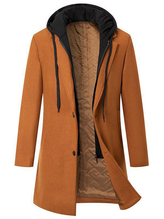 Damen modischer Parka mit abnehmbarer Kapuze EB