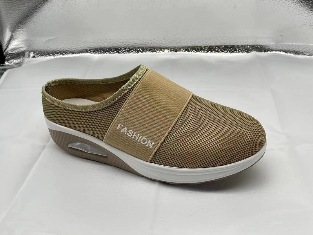 Damen Komfortable Clogs mit atmungsaktivem Netzdesign und gepolstertem Fußbett EB