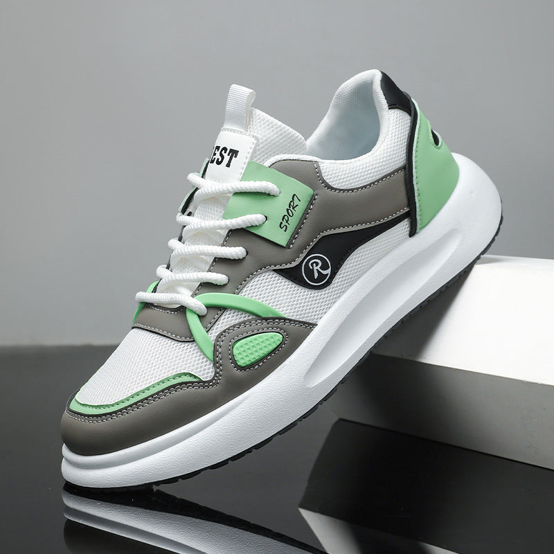 Herren Sportliche Freizeit-Sneaker mit atmungsaktiver Mesh-Oberfläche und rutschfester Sohle EB