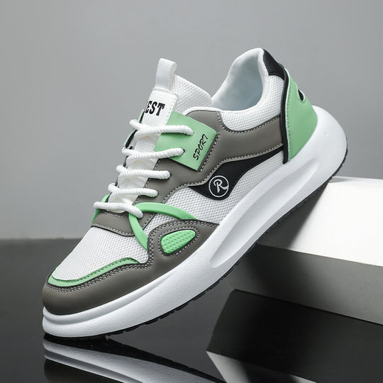 Herren Sportliche Freizeit-Sneaker mit atmungsaktiver Mesh-Oberfläche und rutschfester Sohle EB