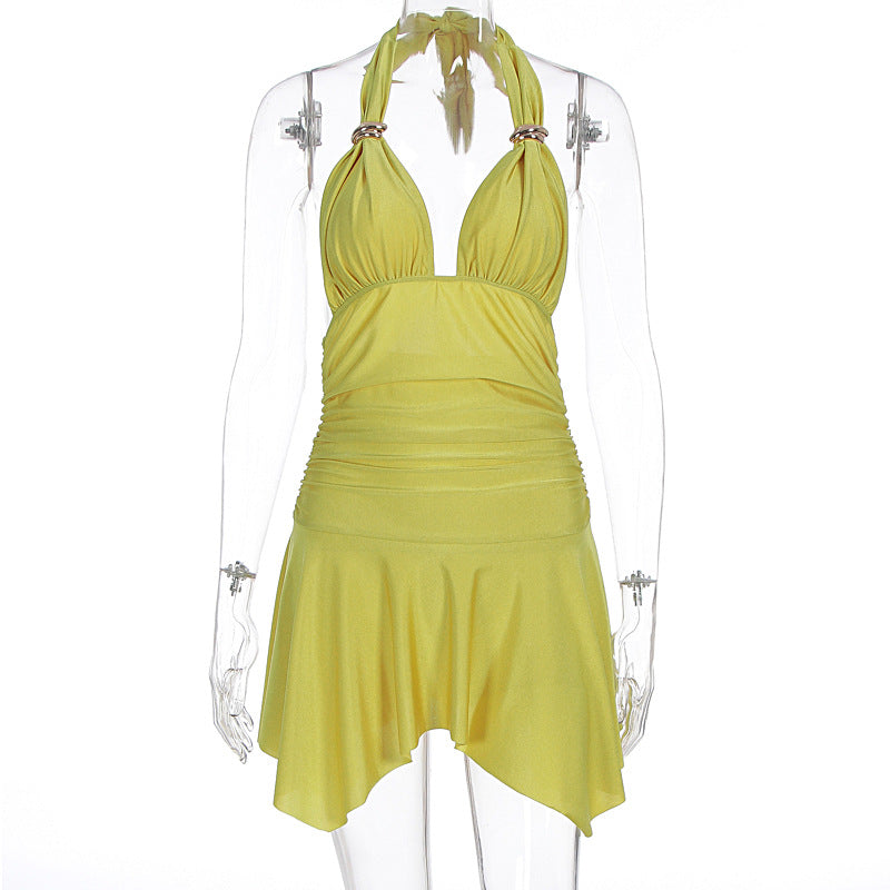 Damen Badeanzug mit elegantem Wrap-Design und raffinierter Raffung EB