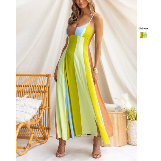 Damen Langarmkleid mit seitlichem Schlitz und elegantem Drapierungseffekt EB