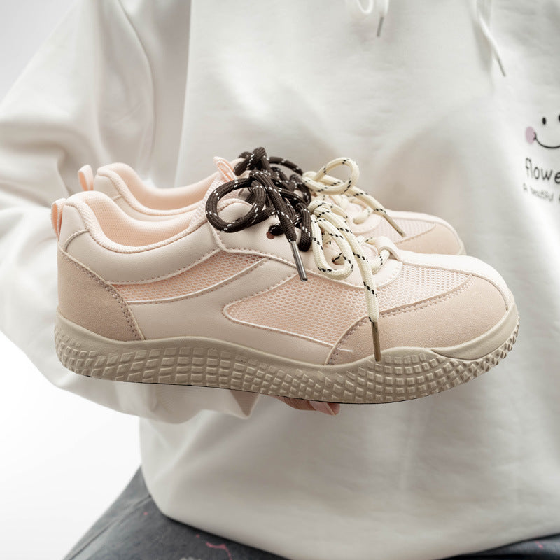 Damen Sportliche Sneakers mit atmungsaktiver Mesh-Oberfläche und flexiblem Dämpfungssystem EB