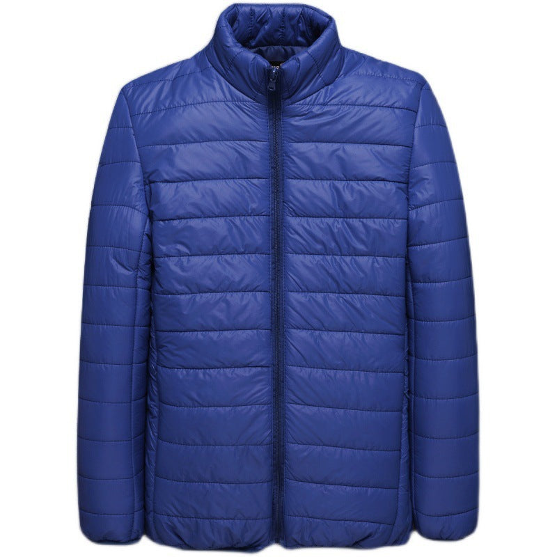 Herren nan ultraleichte Steppjacke mit Stehkragen und durchgehendem Reißverschluss EB