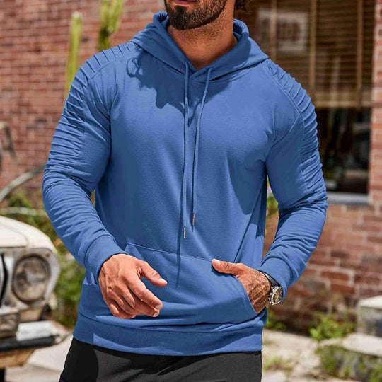 Herren Sport-Hoodie mit innovativer Textur und funktionalem Schnitt EB