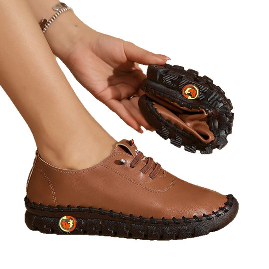 Damen Casual Schnürschuhe mit flexiblem Fußbett EB