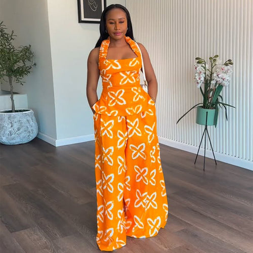 Damen Maxikleid mit breitem Trager und praktischen Seitentaschen EB